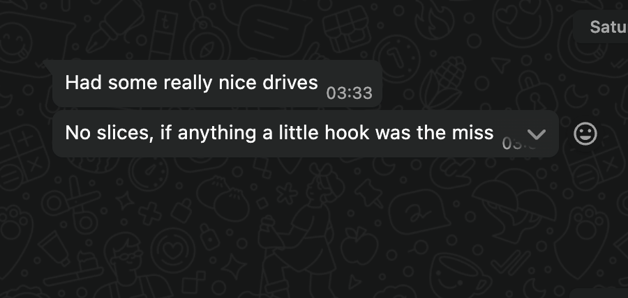 DM from student