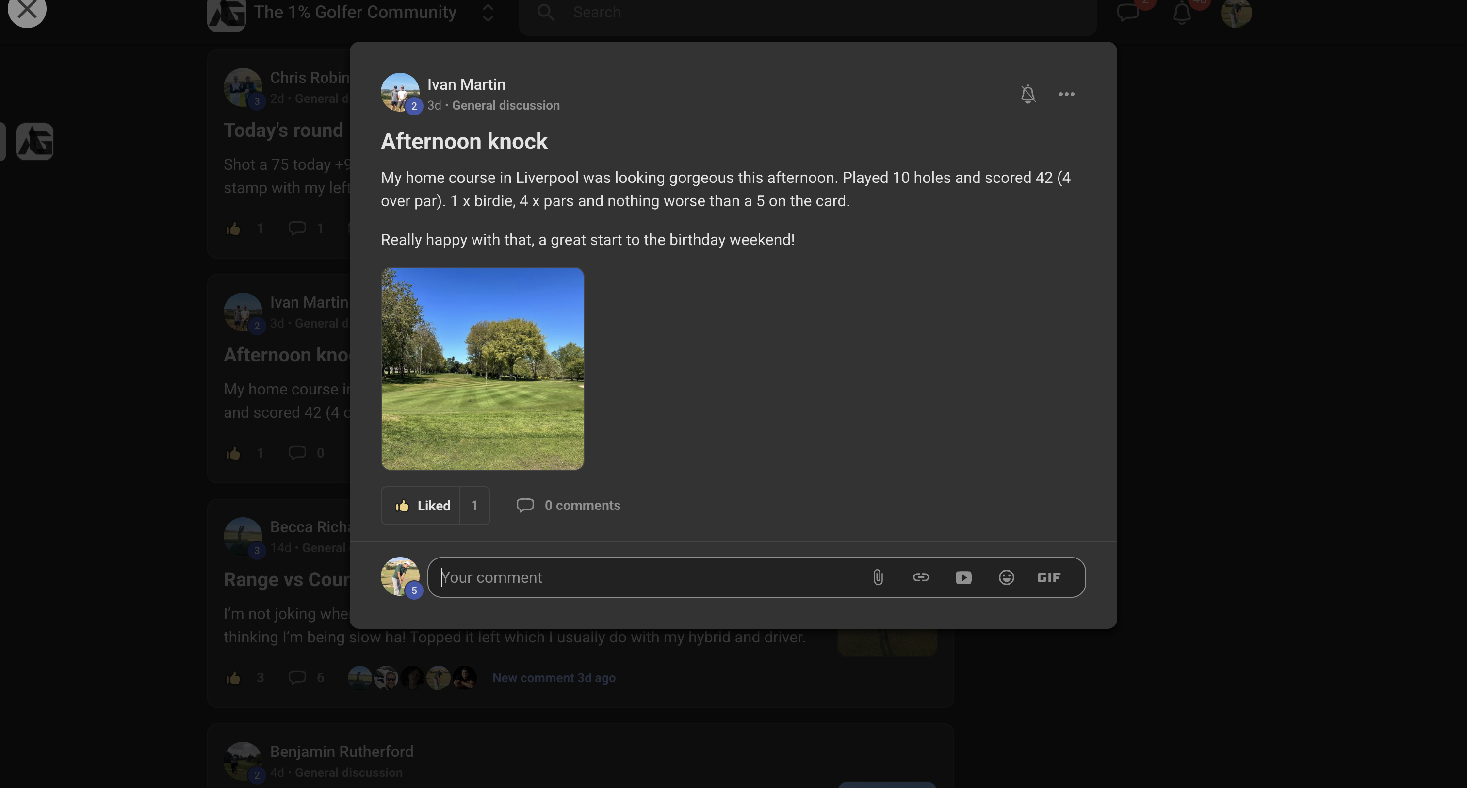 Community post